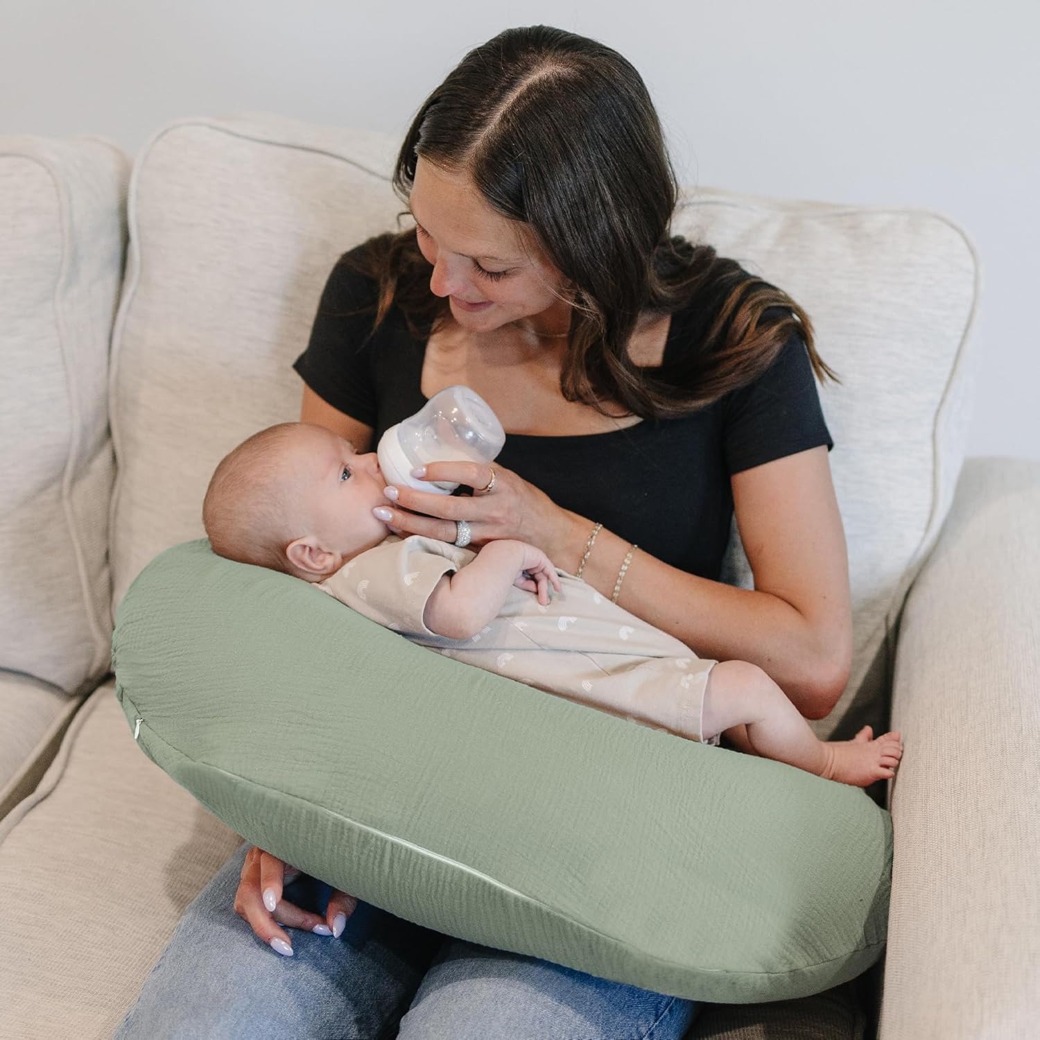 2PCS/set Nursing Pillow Cover  - Nursing Pillow Breastfeeding ulasan dan harga