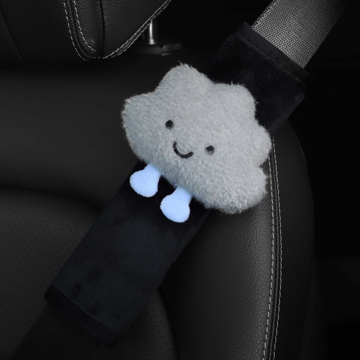 Cloud-Shaped Plush Car Shoulde - Infant Car Seat Cover ulasan dan harga